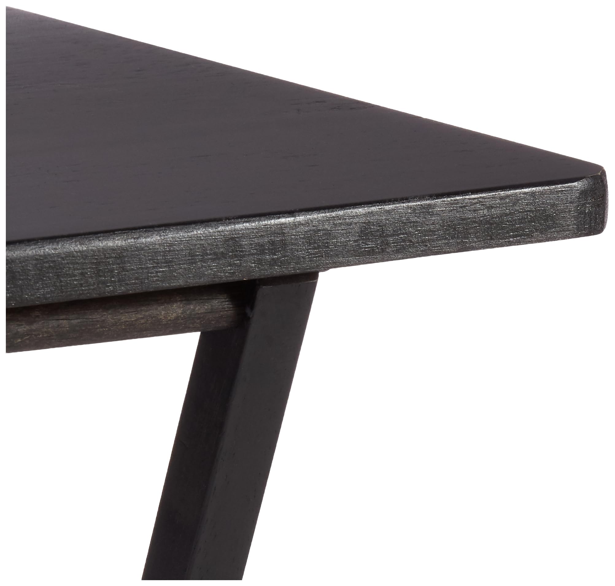 Amazon Basics Tavolini Pieghevoli Legno Set 4 pezzi nero