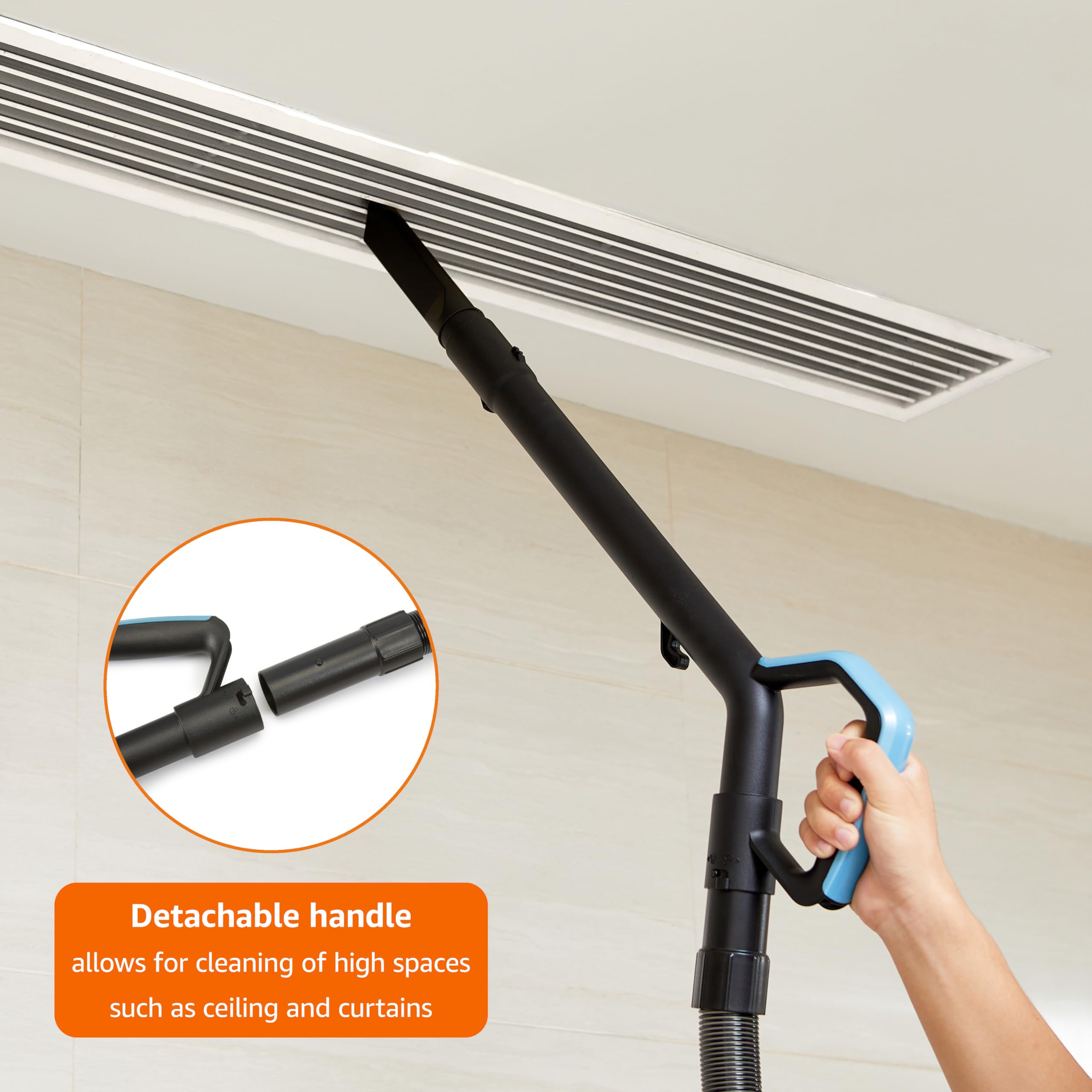 AmazonBasics aspirapolvere verticale senza sacco 720W nero 1,7 L