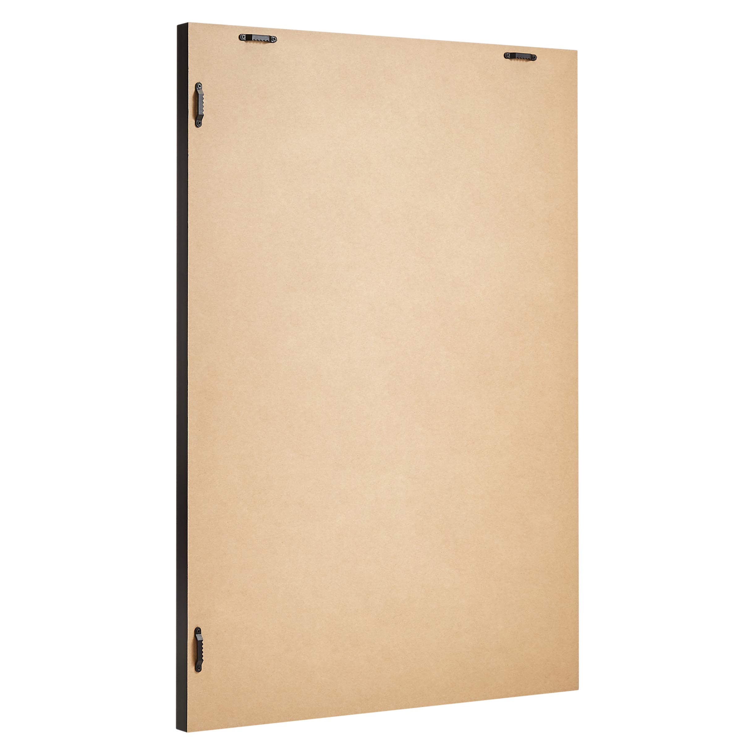 AmazonBasics Specchio da parete 51x71 cm nero cornice standard