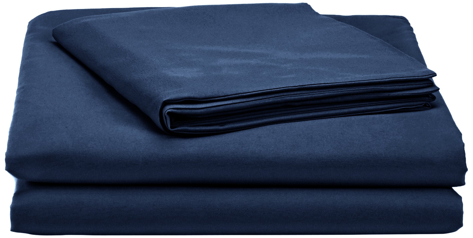 Amazon Basics set copripiumino singolo 135x200 blu navy microfibra