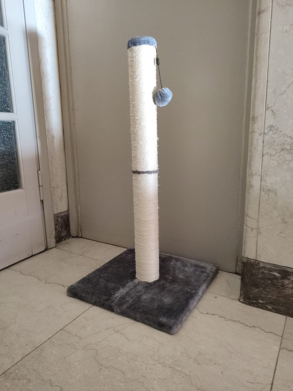 AmazonBasics Tiragraffi gatti standard 80 cm grigio juta