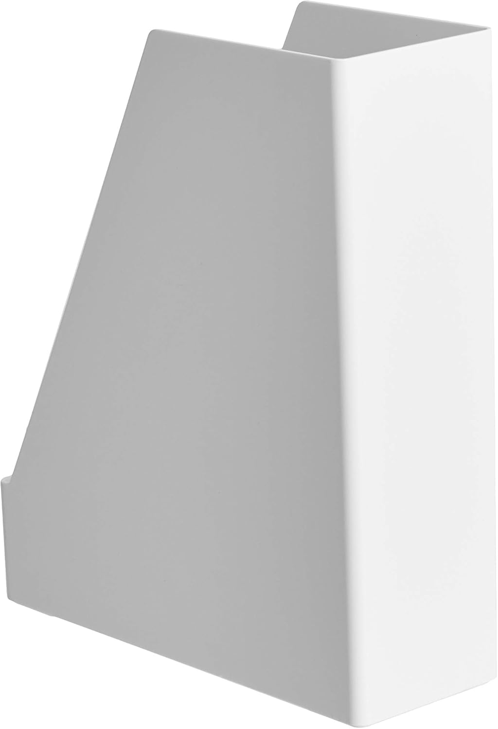 Amazon Basics Organizer Portariviste Plastica 2pz Bianco