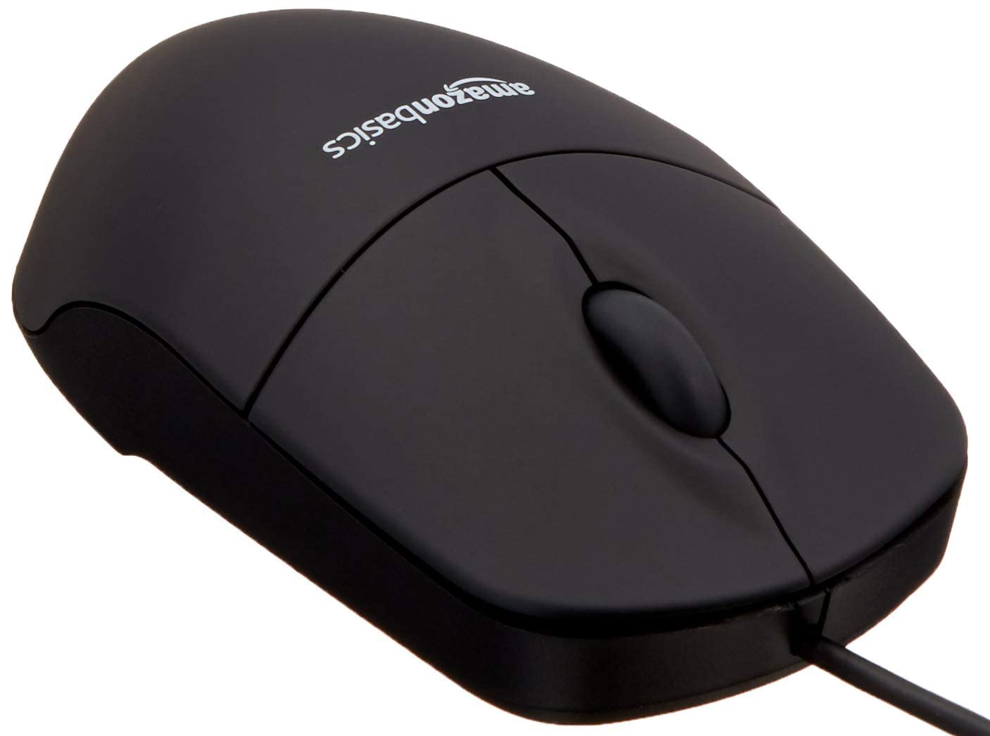 AmazonBasics Mouse Ottico USB Nero Confezione da 1 1000 dpi