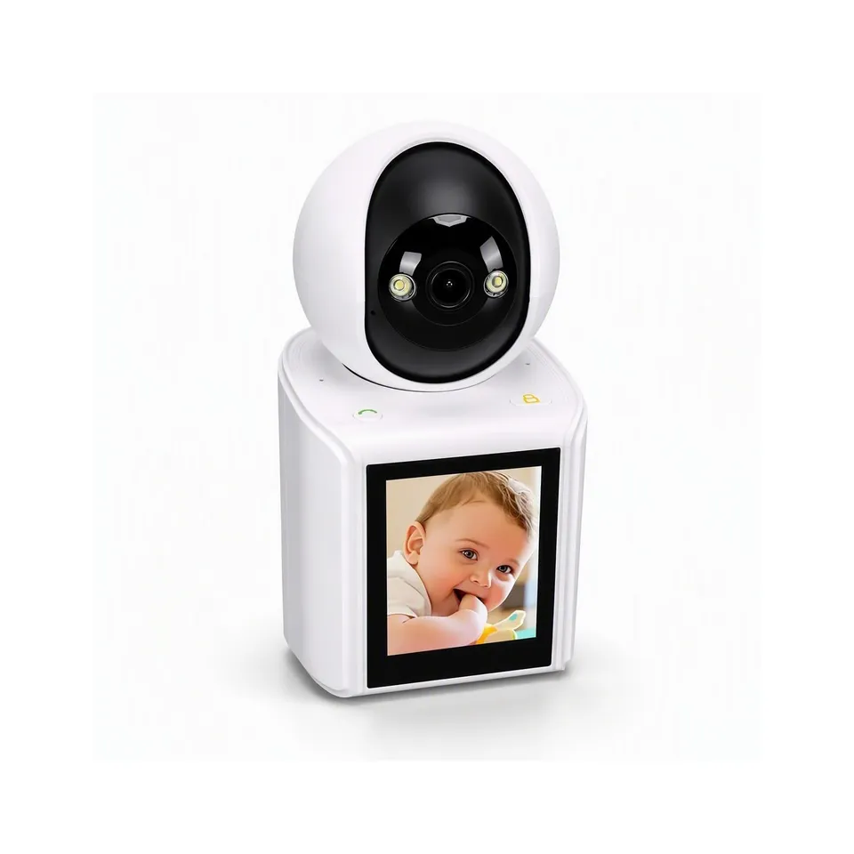 Elprico Telecamera Sicurezza WiFi con Schermo 2MP 1080p