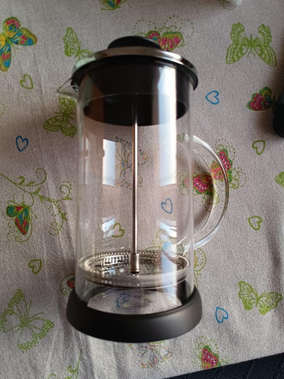 Amazon Basics caffettiera stantuffo vetro 1L 6 tazze