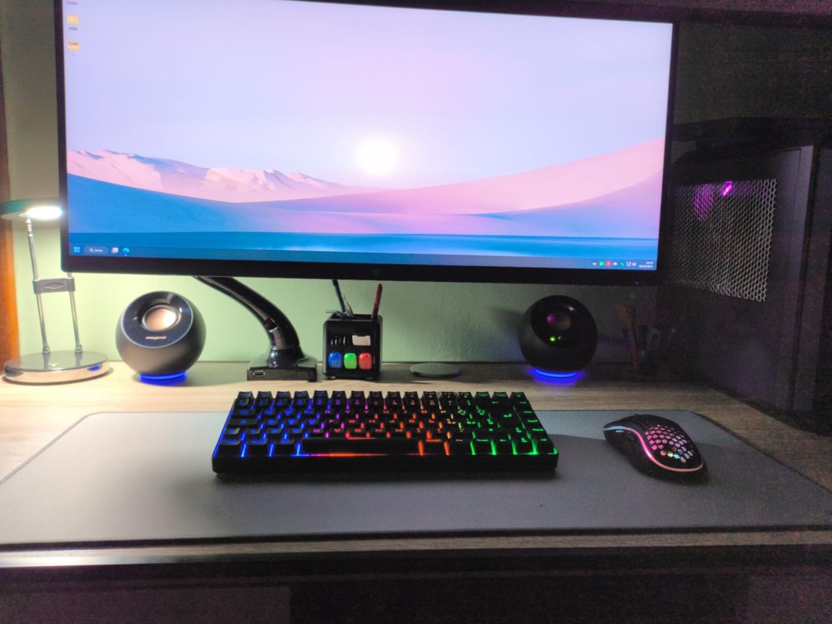 RedThunder K84 Kit Tastiera Mouse Gaming Wireless IT Retroilluminato