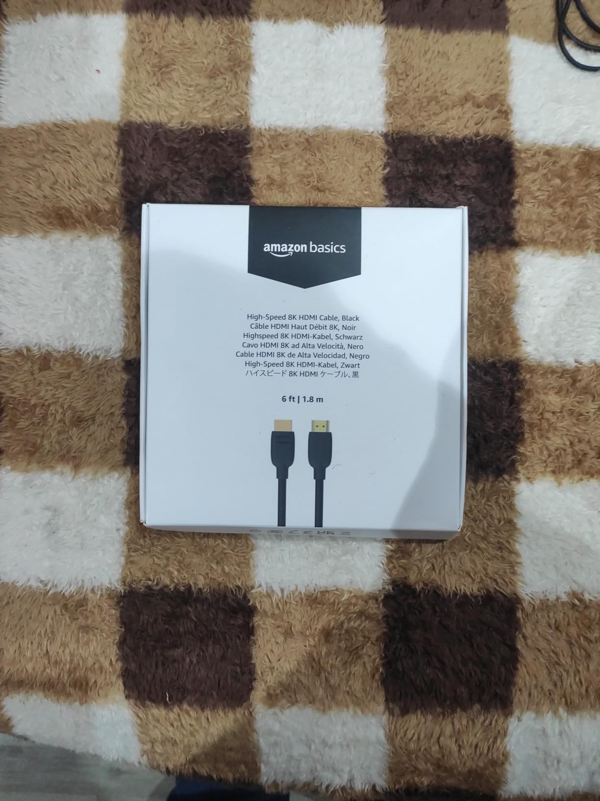 AmazonBasics Cavo HDMI 2.1 8K 1,8 m 48Gbps nero