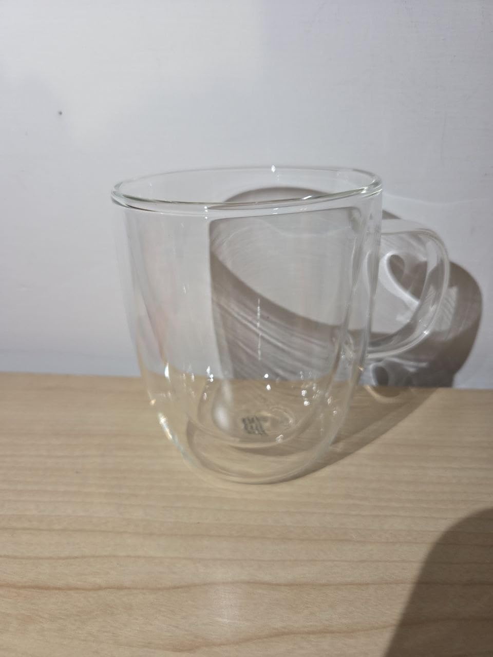 AmazonBasics Mug Vetro Doppia Parete Set 4pz 382ml