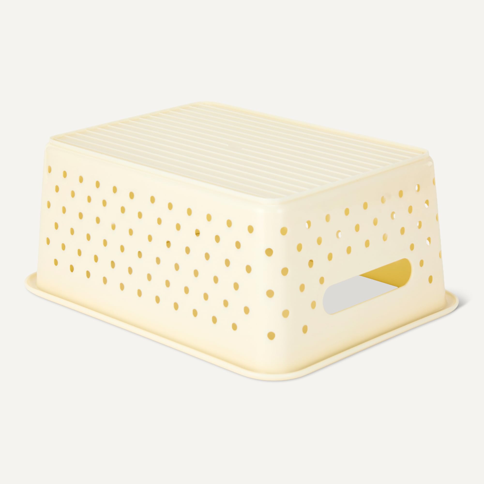 Amazon Basics Cestini Plastica Avorio Set 6 Pezzi