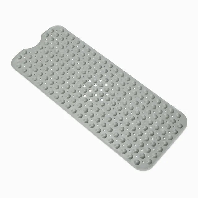 Amazon Basics Tappetino Doccia Antiscivolo Grigio 40x16
