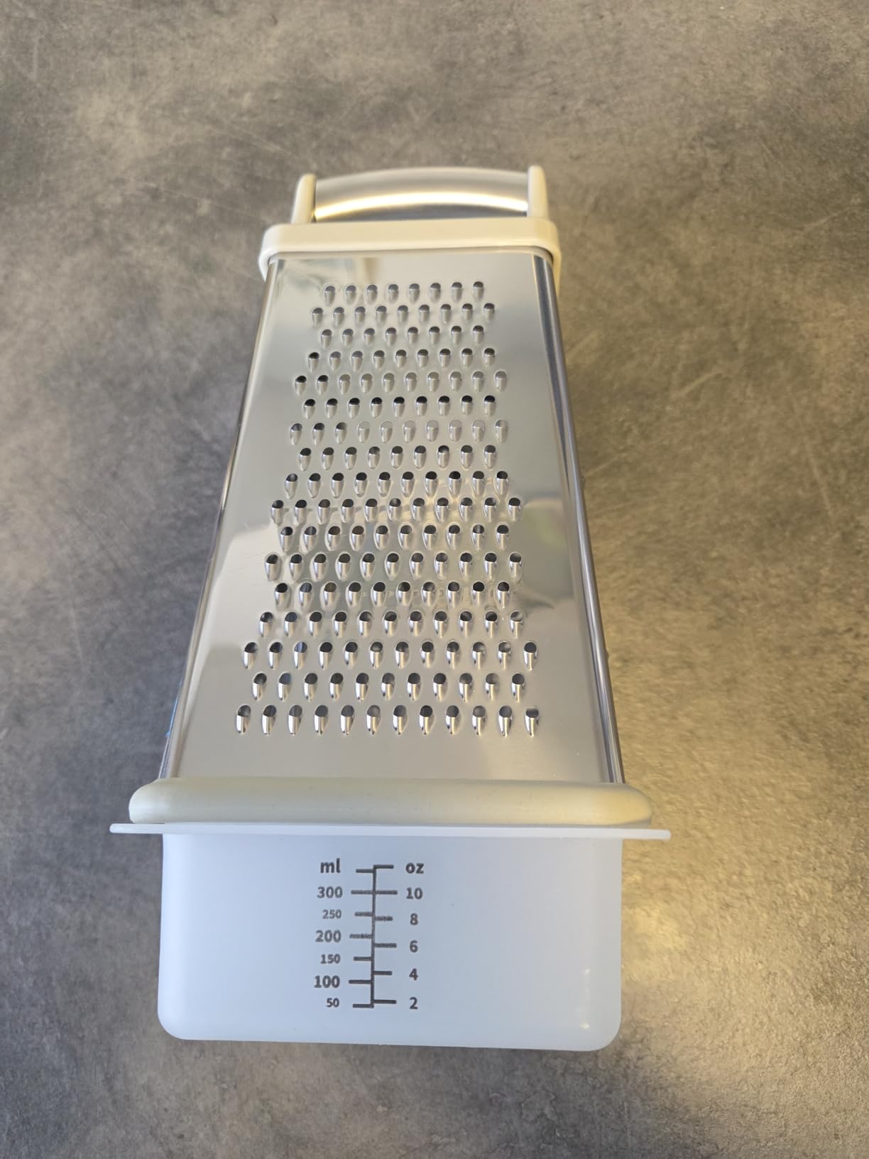 Amazon Basics grattugia formaggio 4 lati acciaio inox