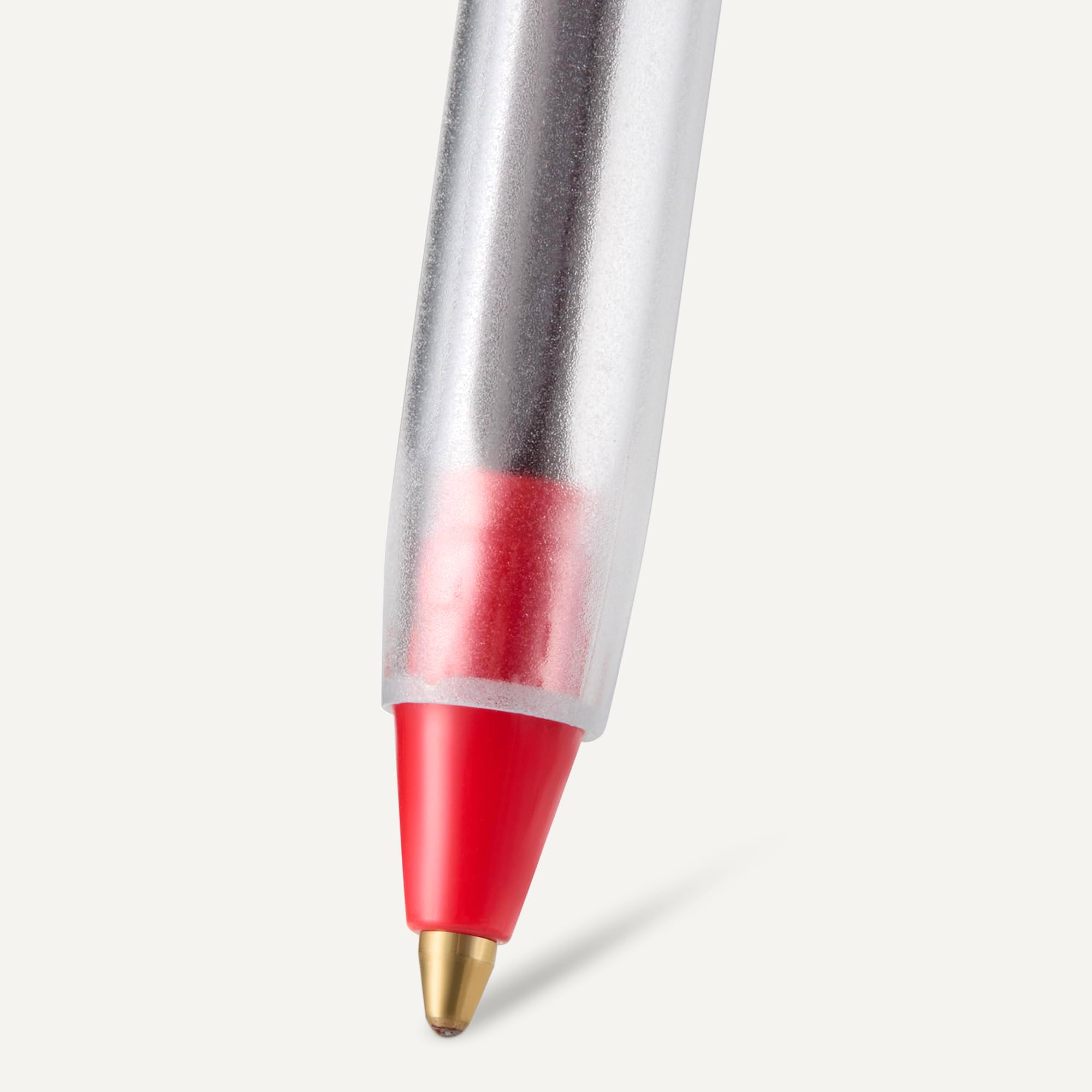Amazon Basics Penne a Sfera 1,0 mm Rosse Confezione 36