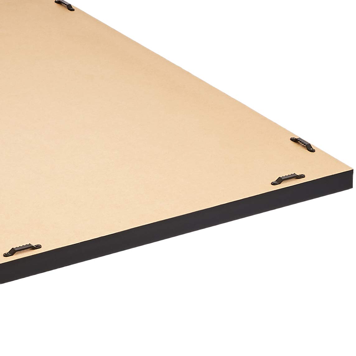 AmazonBasics Specchio da parete 51x71 cm nero cornice standard