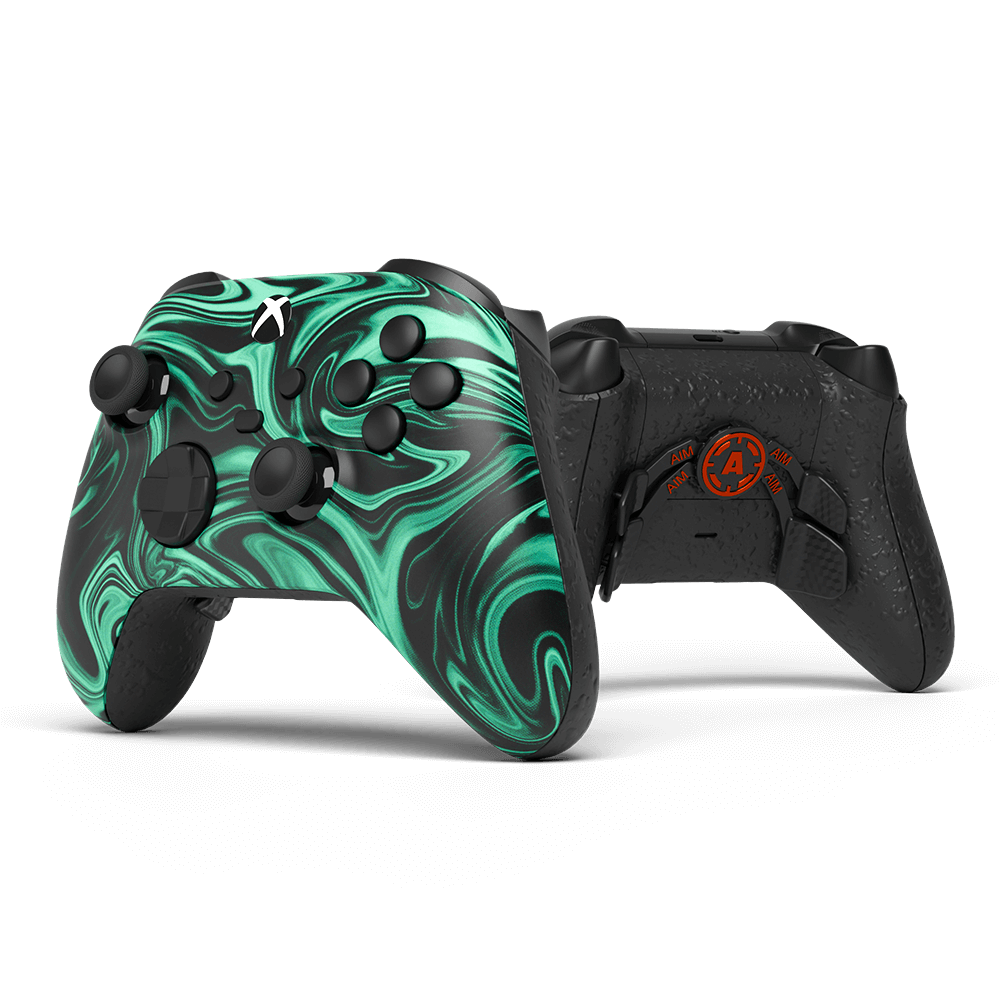 Aim Controller Caustic Green controller Xbox verde