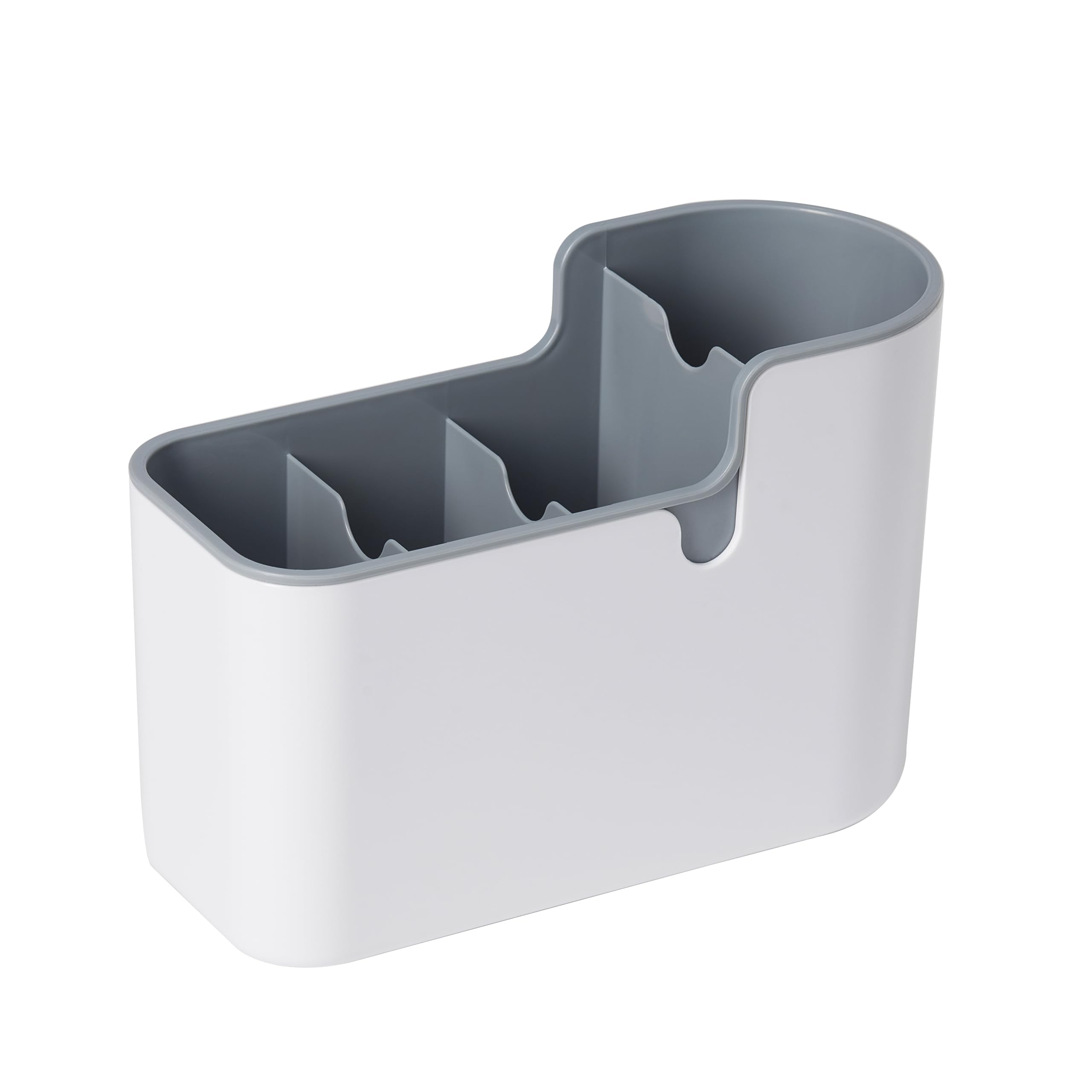 AmazonBasics organizer utensili grigio bancone e parete