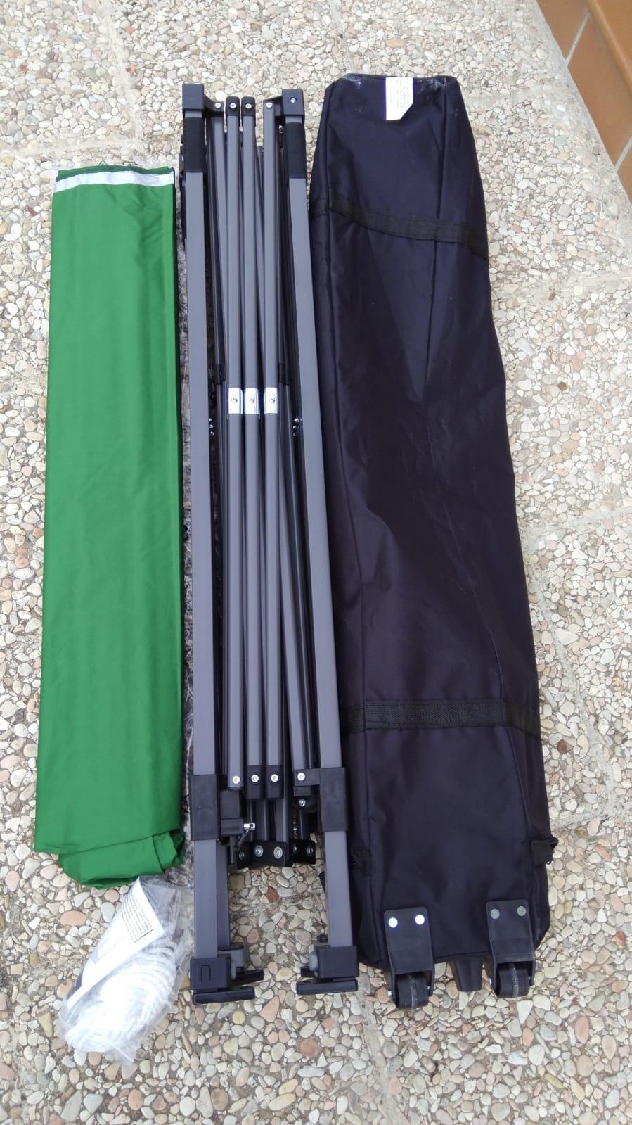 Amazon Basics 3x3M Gazebo Pop Up Verde Impermeabile