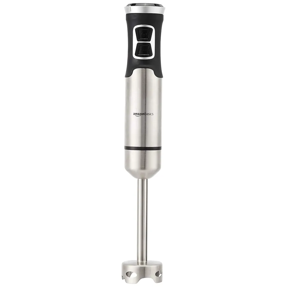 Amazon Basics Frullatore a Immersione 500W Argento