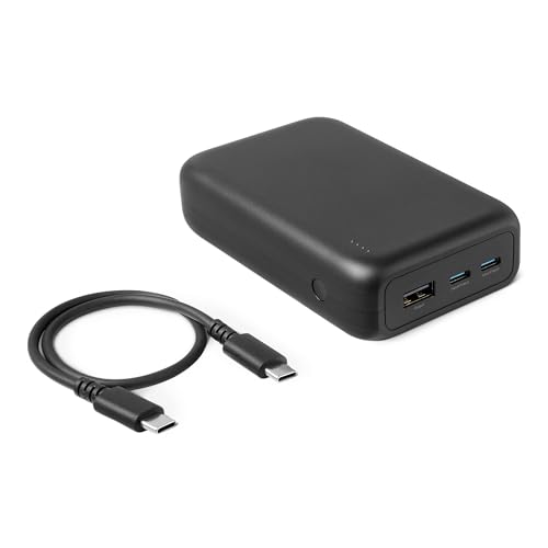 Amazon Basics Power Bank 20000mAh Nero 3 Porte