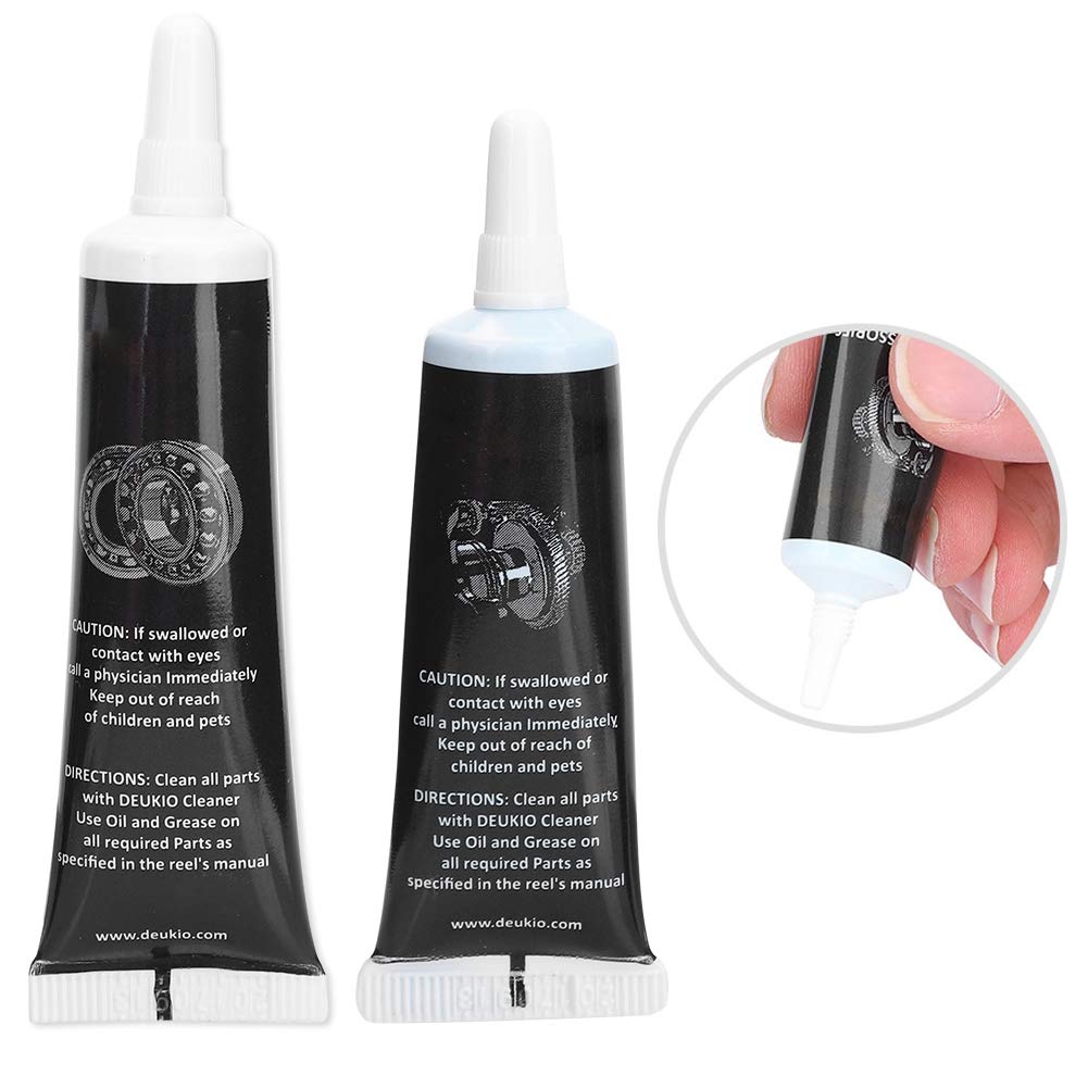 Elprico kit grasso e olio per mulinello pesca 14,8 ml nero