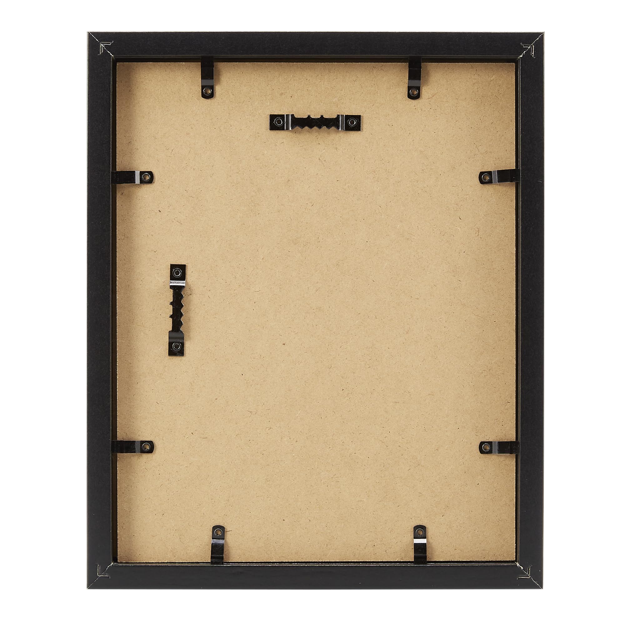 Amazon Basics Cornice Shadow Box Legno 20x25 cm Nero Vetro