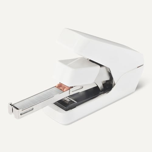 Amazon Basics Cucitrice Ufficio Piatta Bianca 40 Fogli
