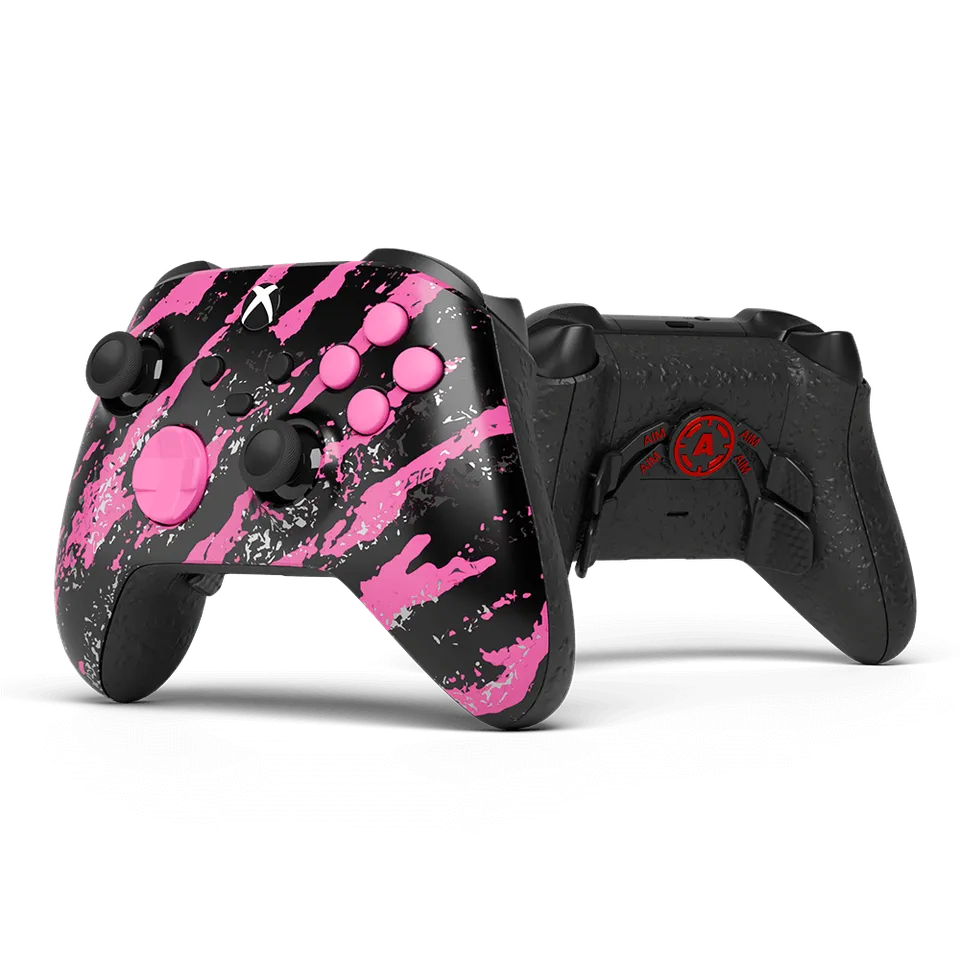Aim Controller Camo Pink controller Xbox rosa