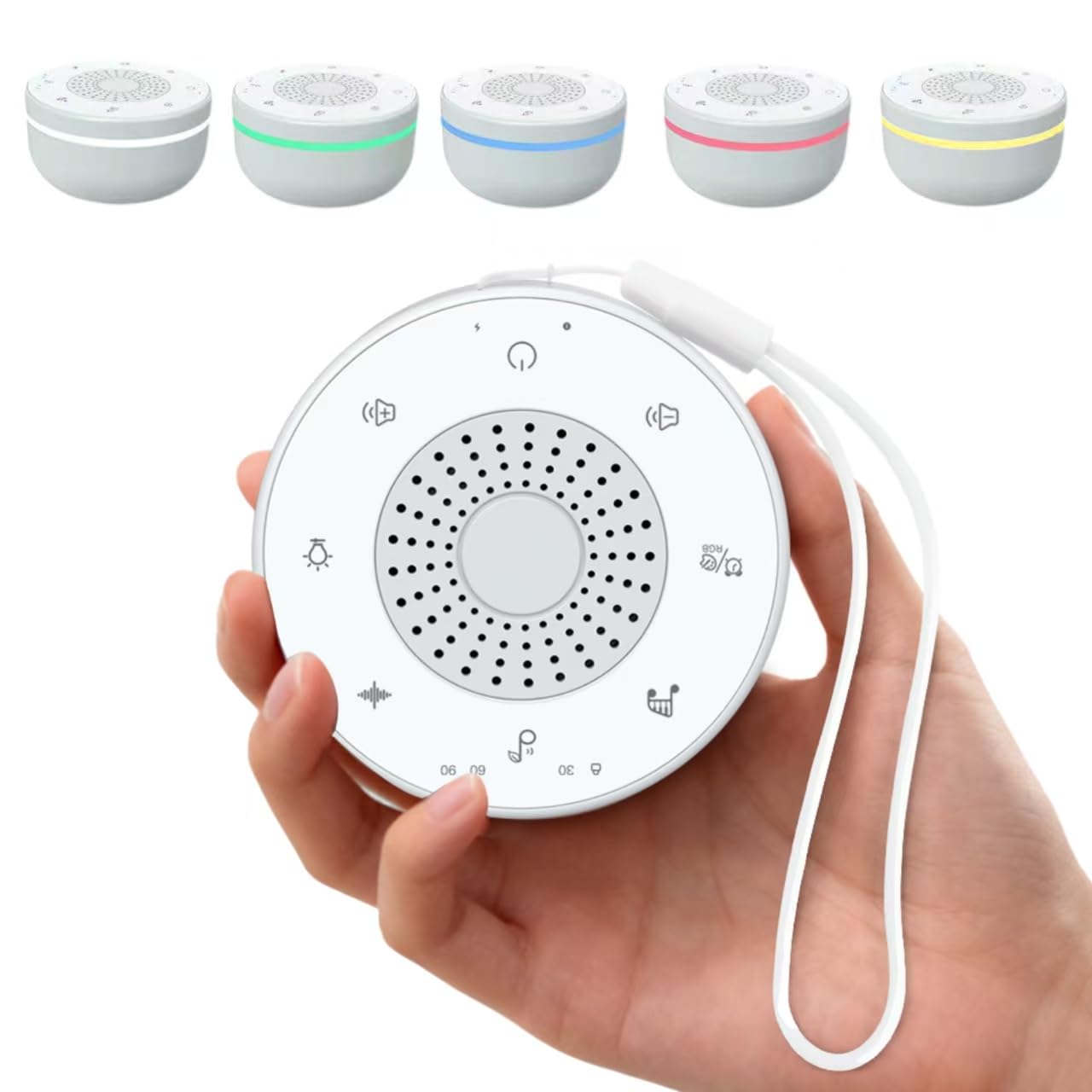 EMEBAY Macchina Rumore Bianco 30 Suoni Luce Notturna
