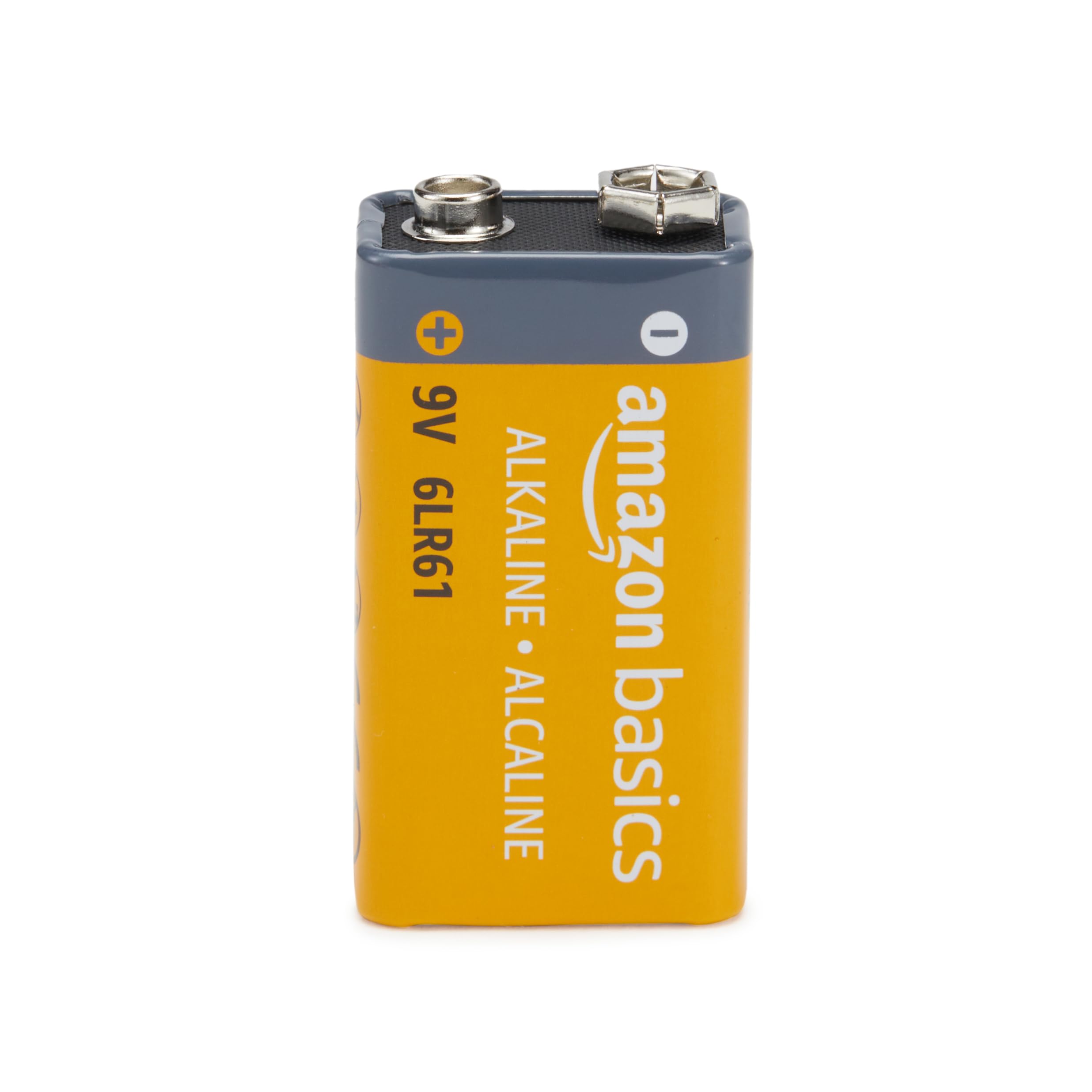 Amazon Basics Batterie Alcaline 9V 8 Pezzi Lunga Durata