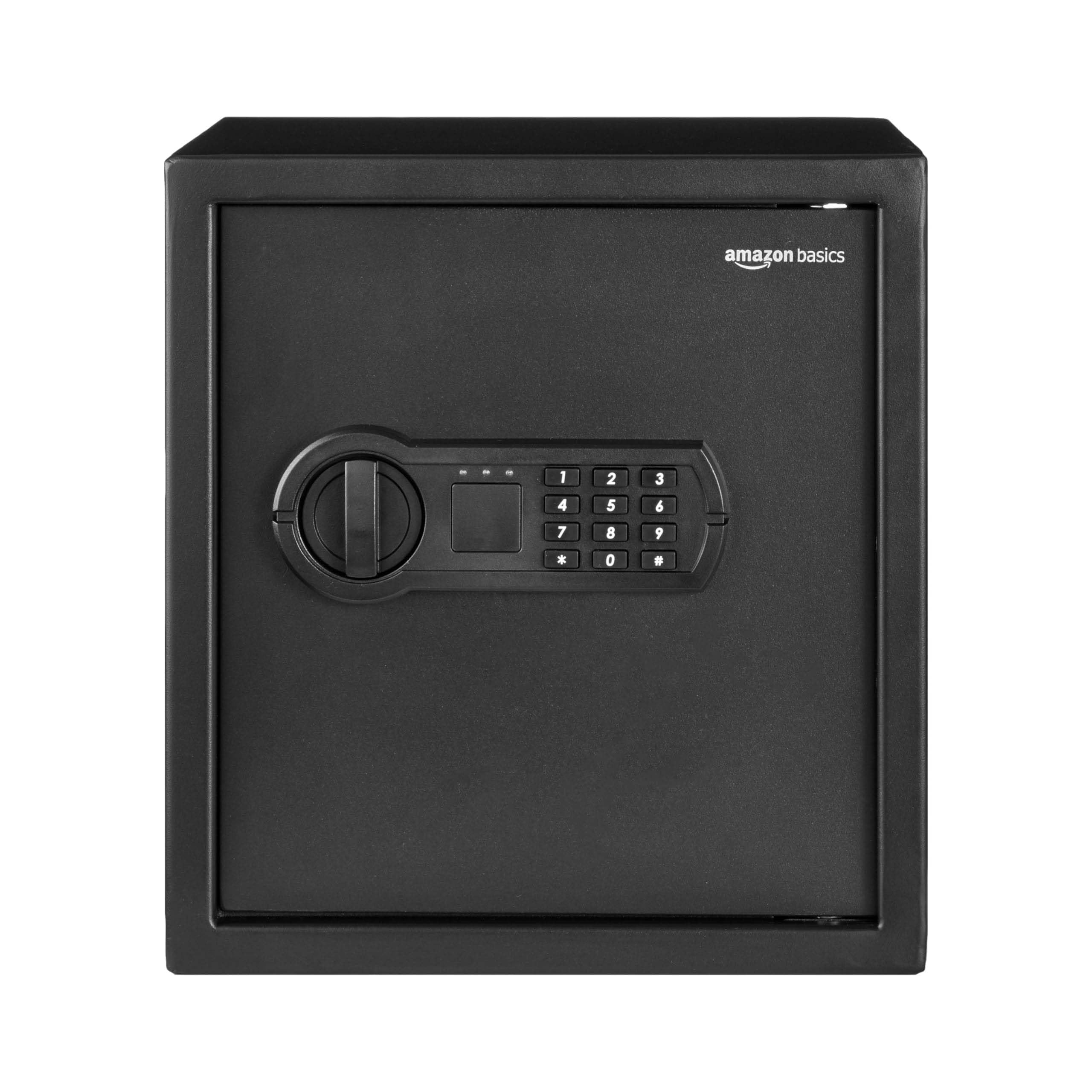 Amazon Basics Cassaforte Elettronica 34L acciaio nero