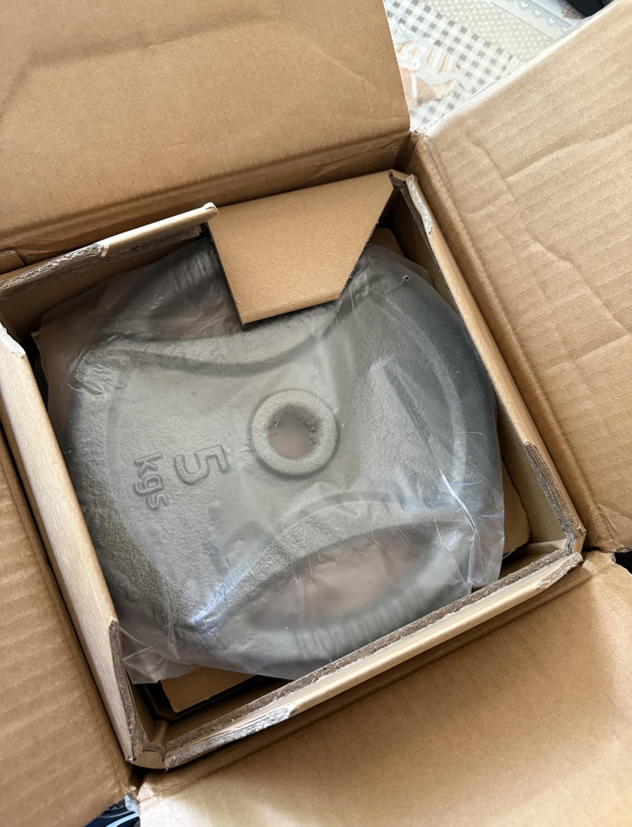 Amazon Basics peso disco 4x2,5kg foro 2,54cm ghisa riciclata