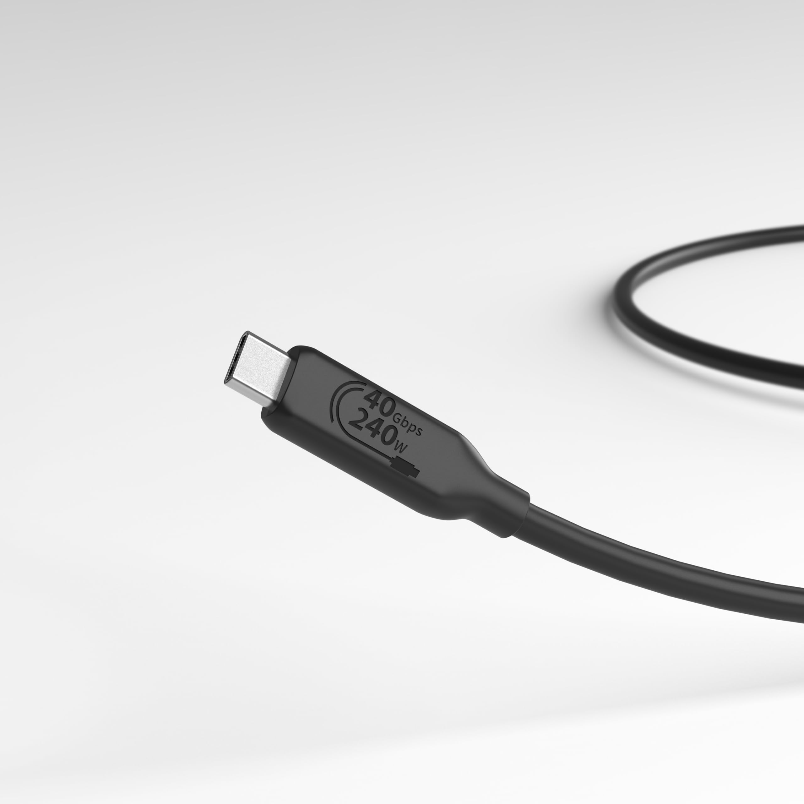 AmazonBasics Cavo USB4 USB-C 1 m 240W 40Gbps 8K Nero