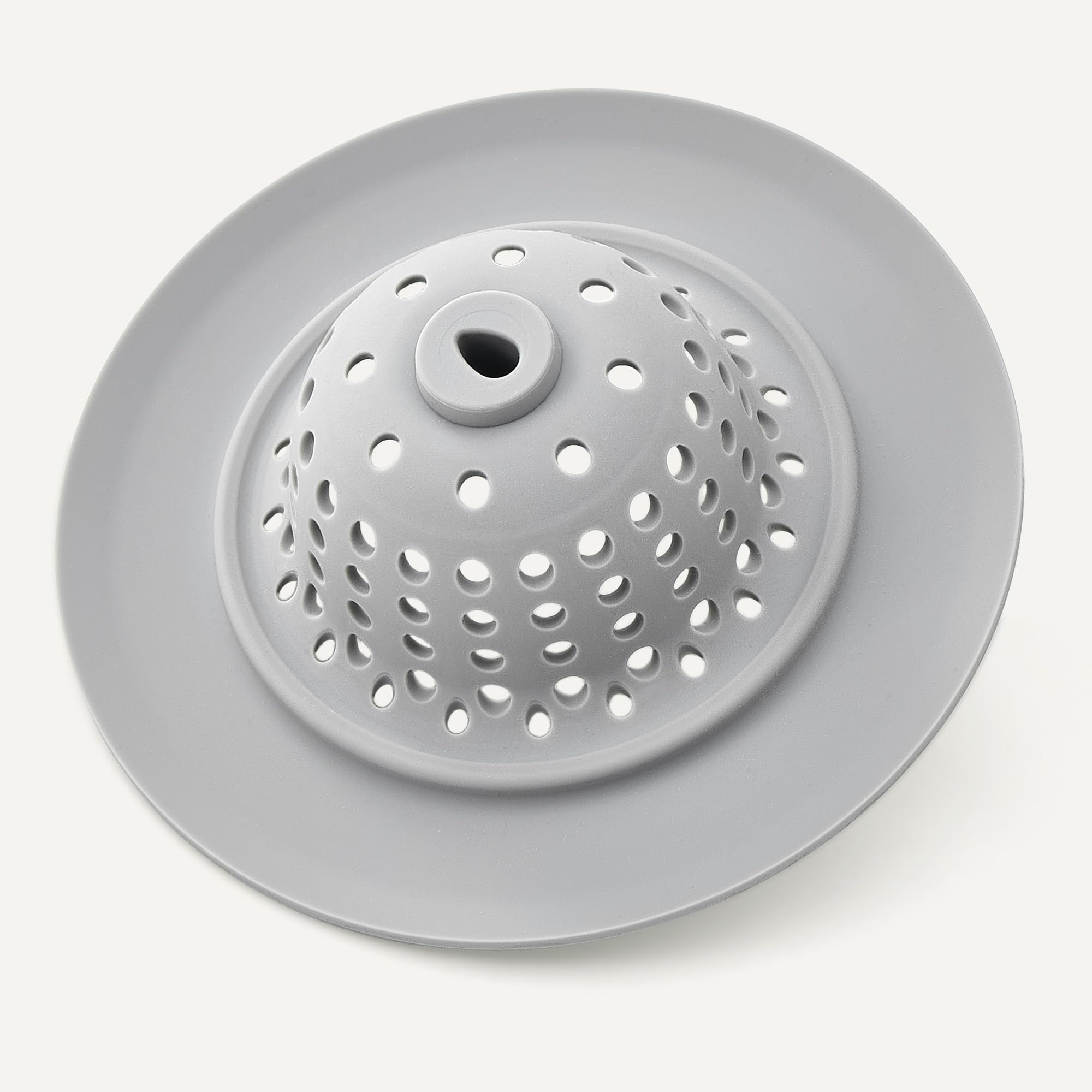 Amazon Basics Filtro Lavello Cucina Acciaio Silicone Grigio 2 Pezzi