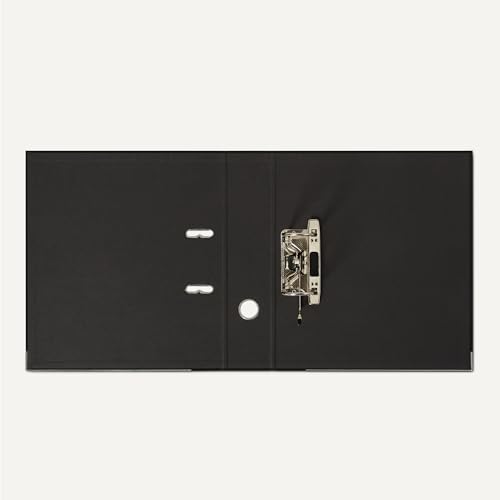 Amazon Basics 10 Raccoglitori Leva A4 Neri 70mm
