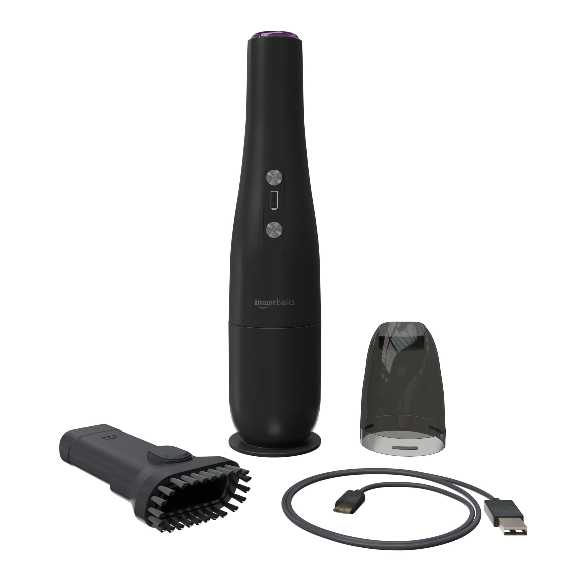 AmazonBasics Aspirapolvere Manuale Senza Fili Nero USB