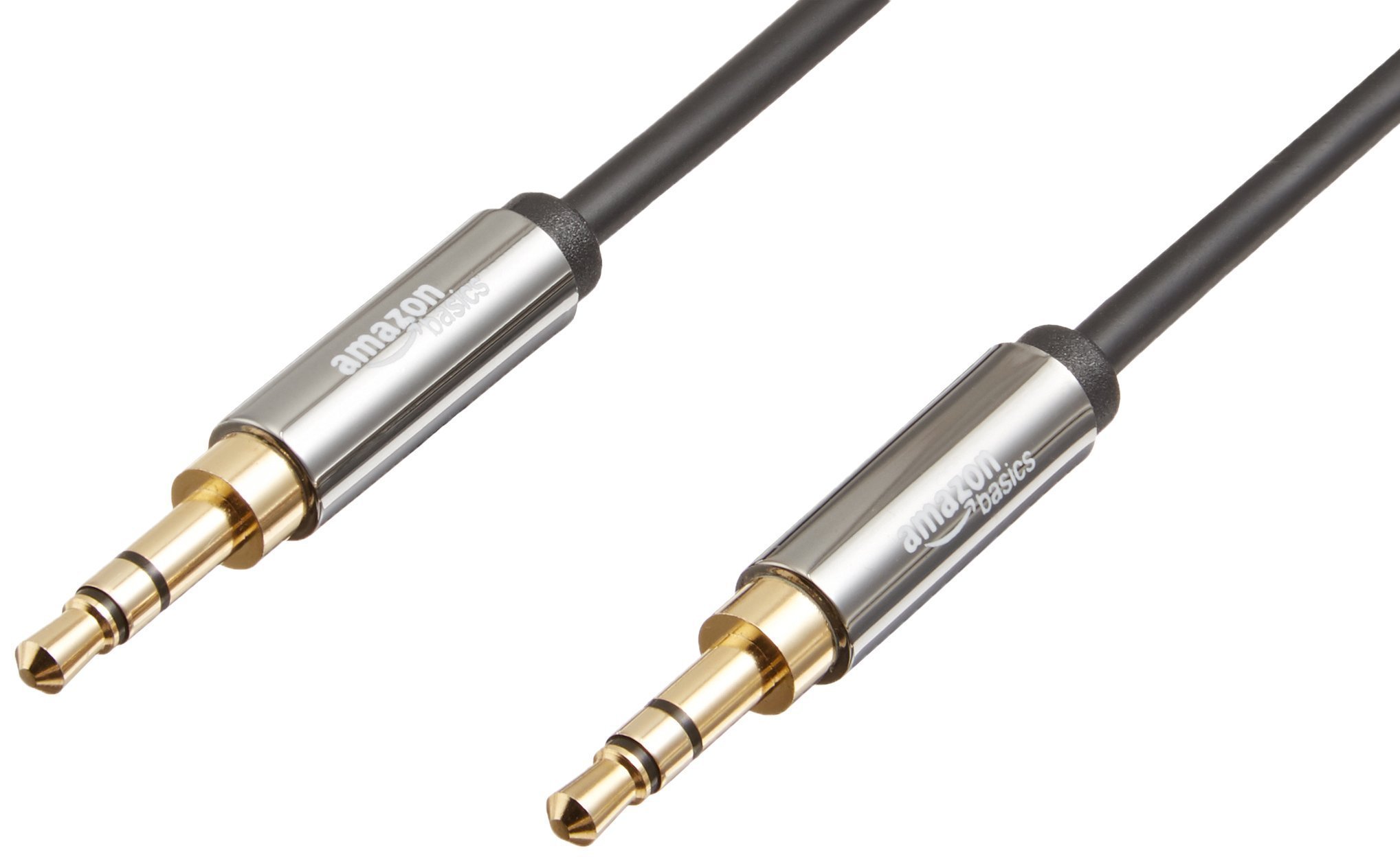 Amazon Basics Cavo Audio Aux 3,5 mm 1,2 m Nero