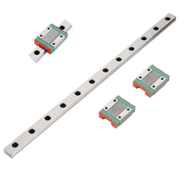Elprico Guida Lineare MGN12H 300 mm 2 Pezzi per CNC