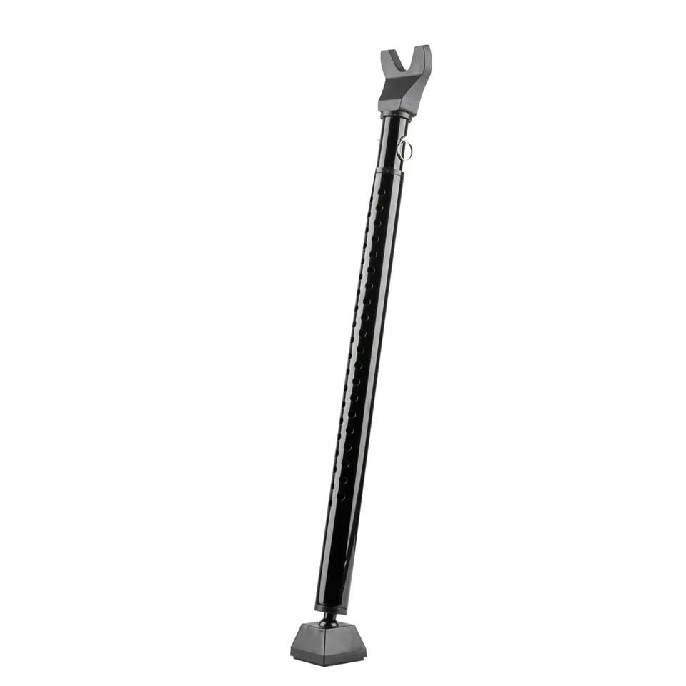 AmazonBasics Spranga Regolabile 73,6-114 cm Nera Acciaio 1 pz
