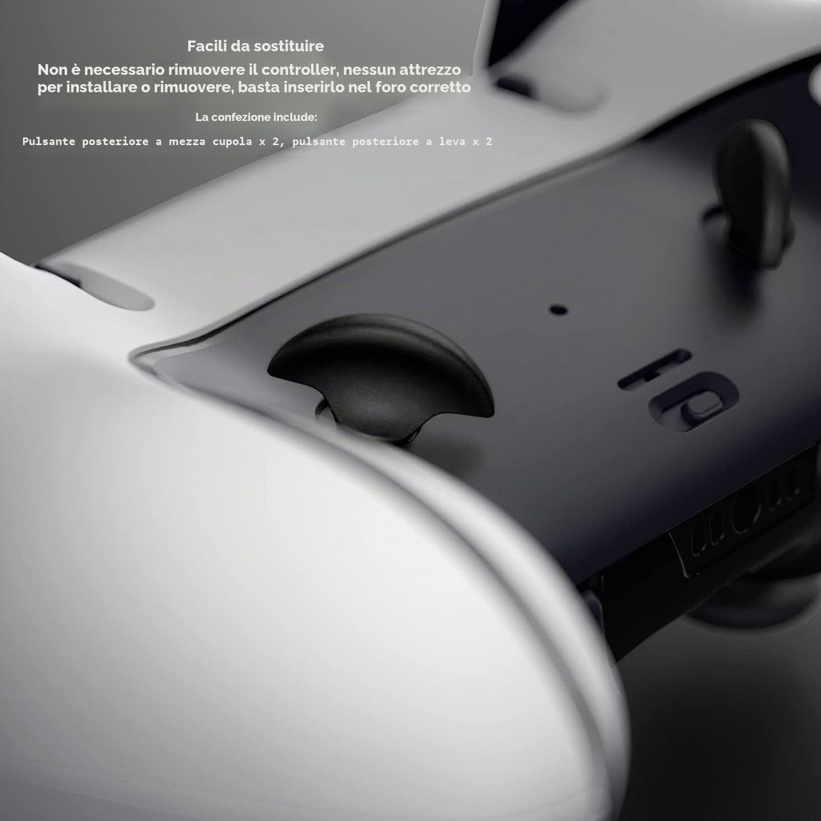 Elprico Paddle Controller Edge Nero 4 Pezzi Acciaio