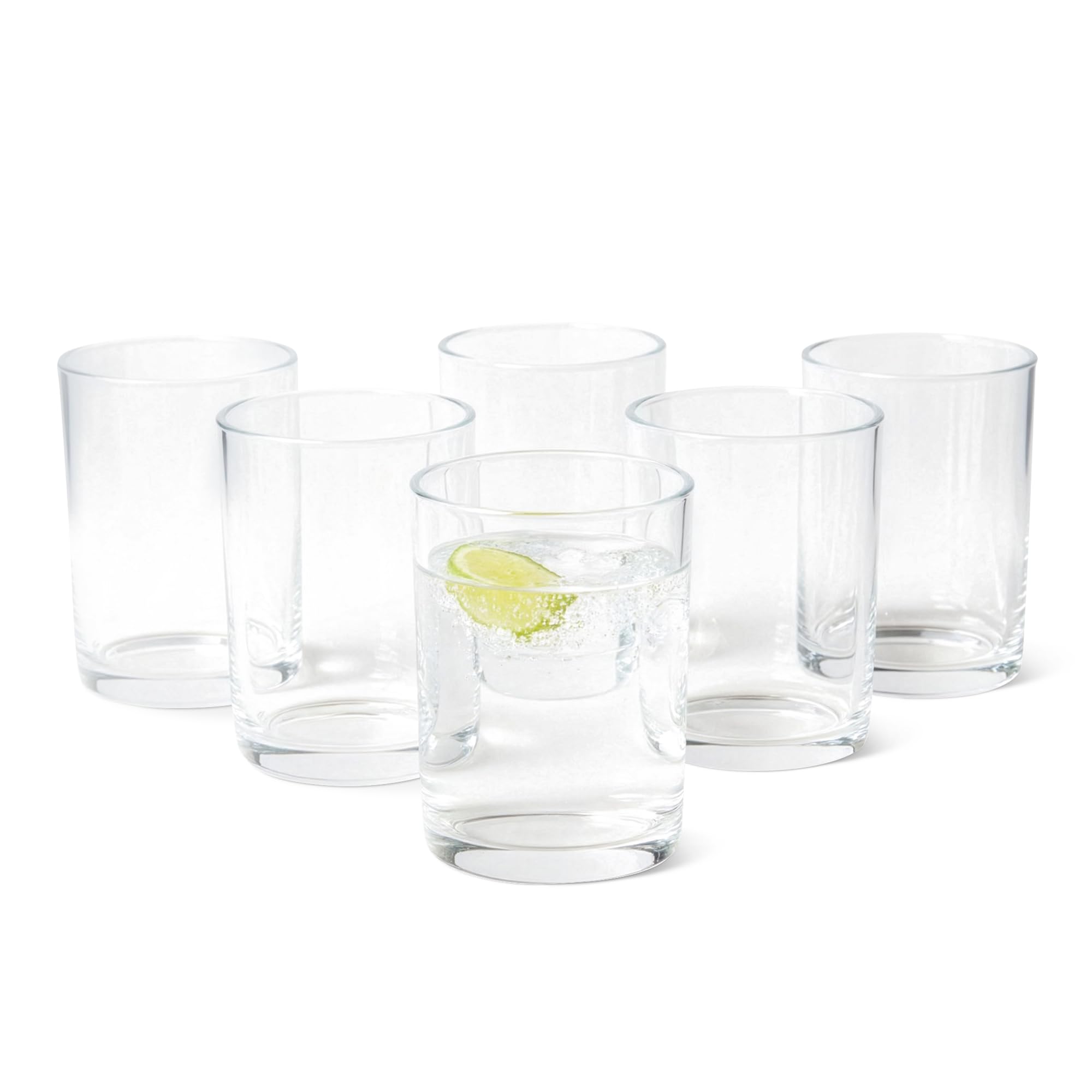 Amazon Basics Bicchieri Vetro 325 ml Set 6 Pezzi Lavastoviglie