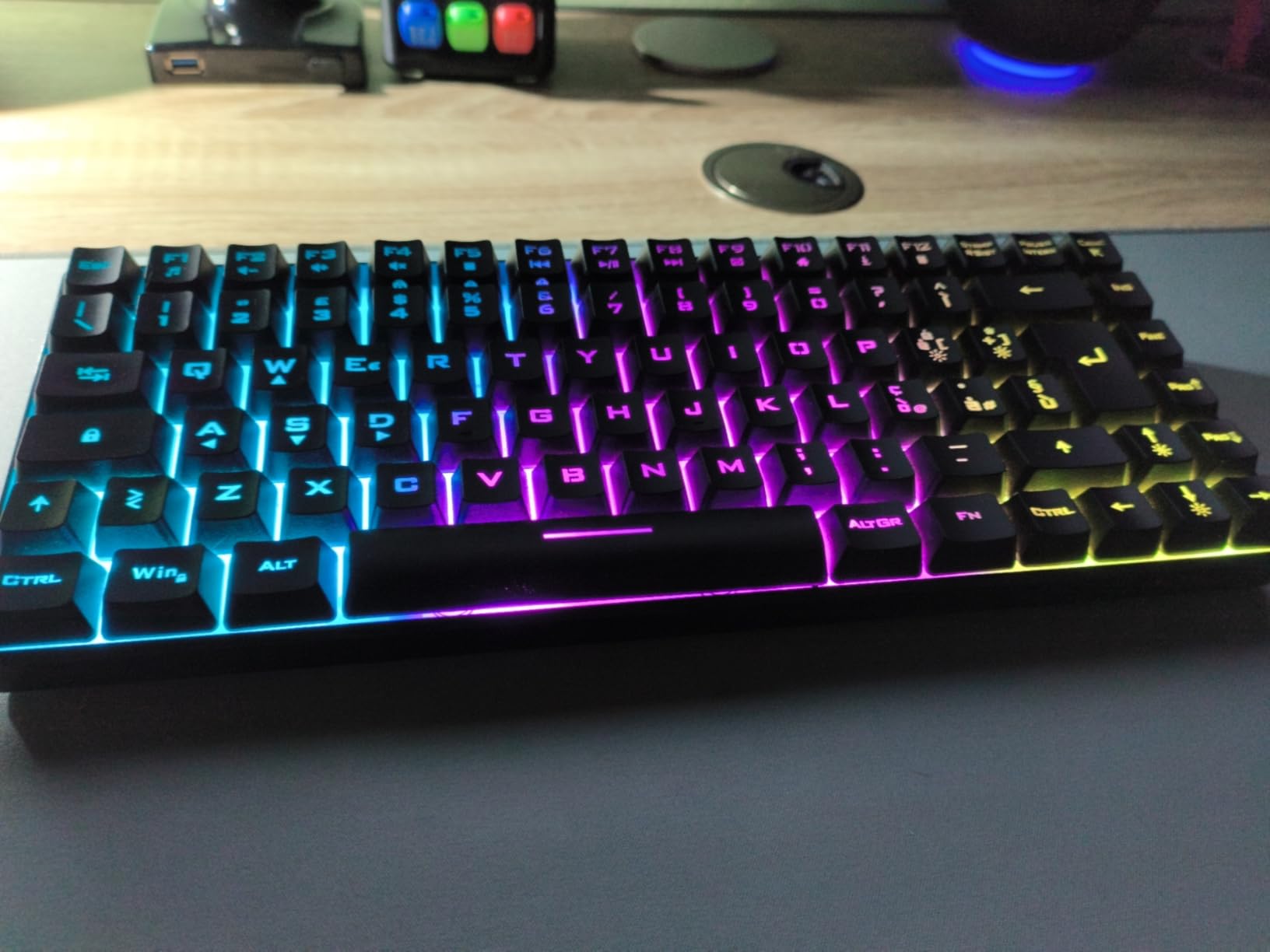 RedThunder K84 Kit Tastiera Mouse Gaming Wireless IT Retroilluminato