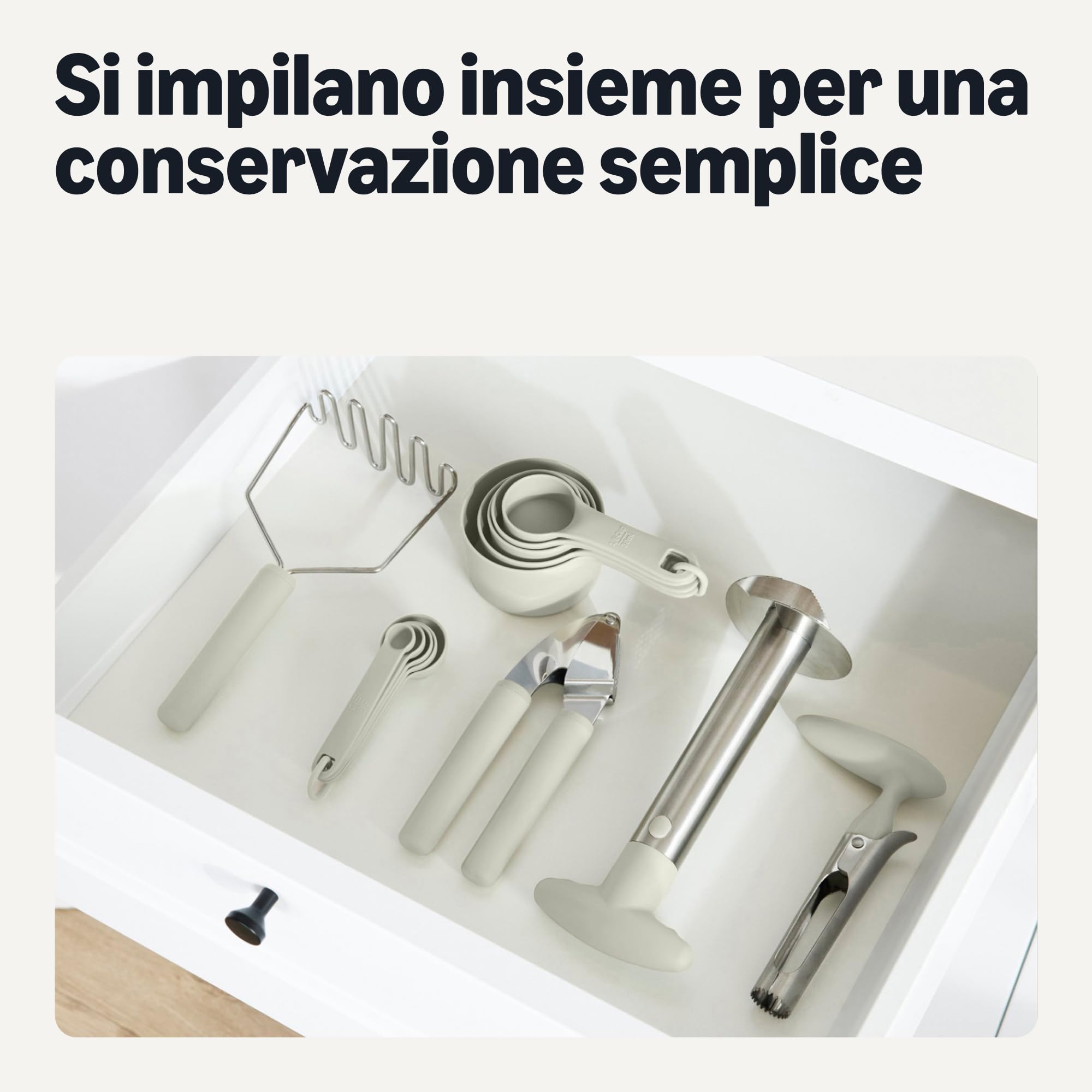 Amazon Basics levatorsoli set 2 pezzi ananas mela acciaio