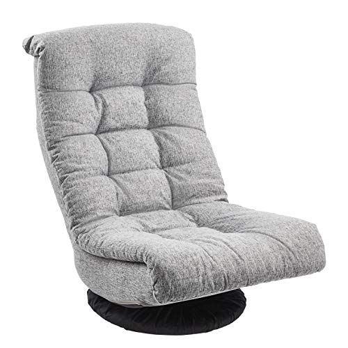 AmazonBasics Poltrona Girevole Poggiatesta Grigio