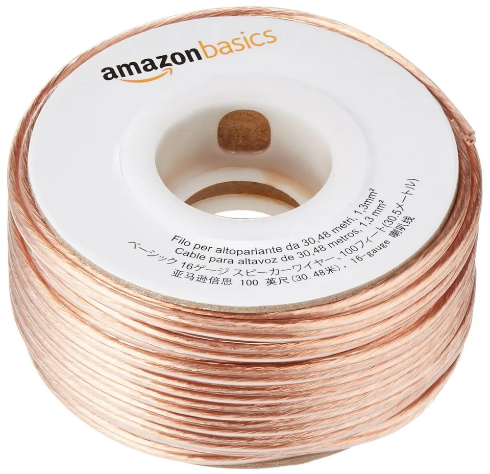 Amazon Basics cavo altoparlanti 16 AWG 30,48 m bronzo