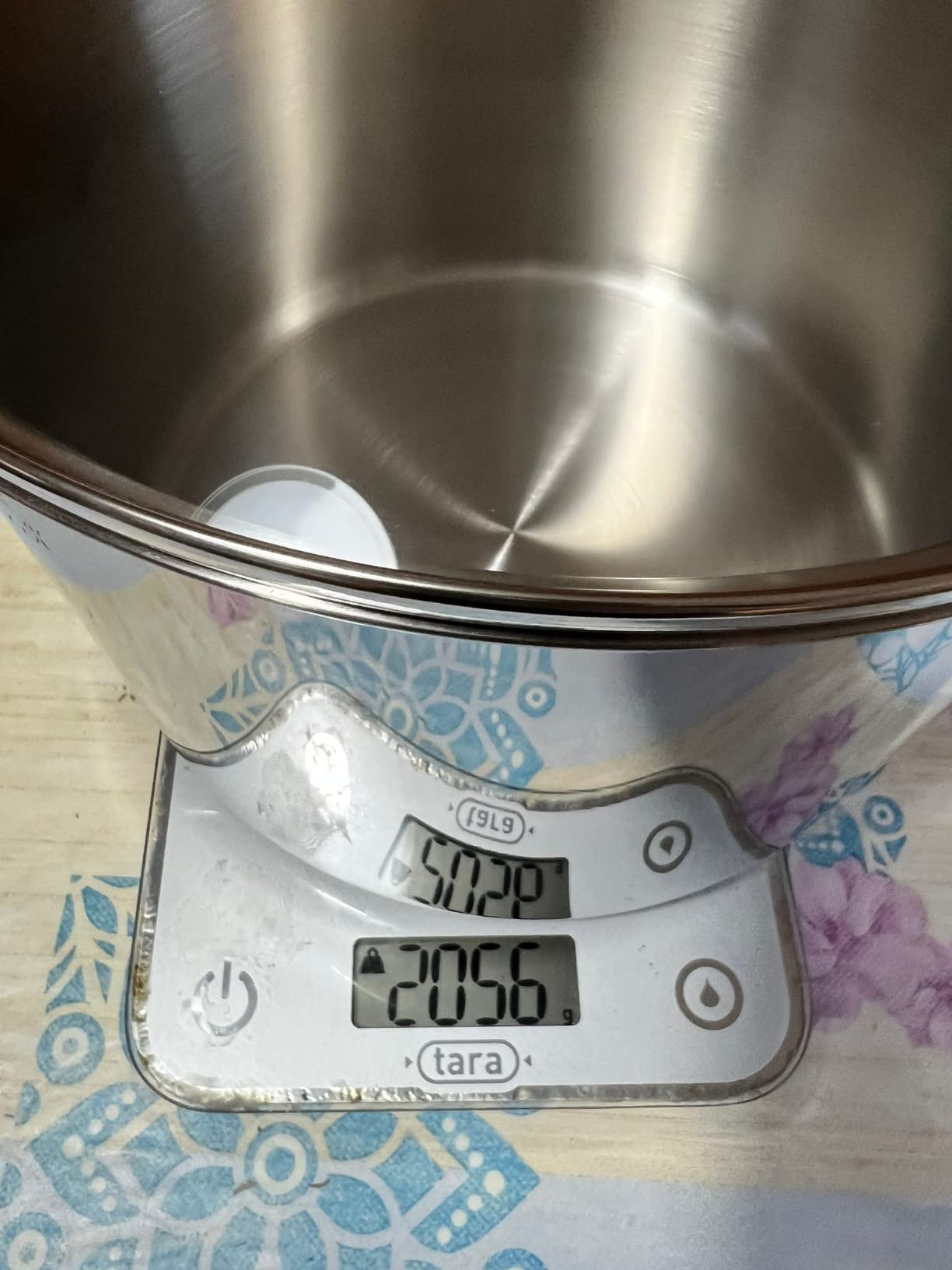 Amazon Basics Pentolone Acciaio Inox 7,6 L con Coperchio Vetro