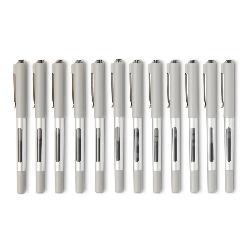 Amazon Basics Penne Gel Roller 0,7mm Nere 12 Pezzi
