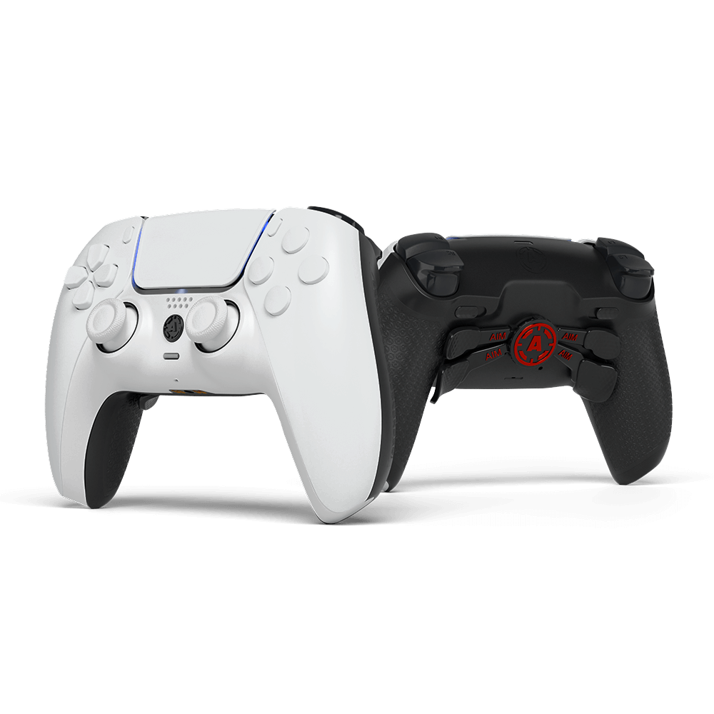 Aim Controller White Matte controller PS5 opaco