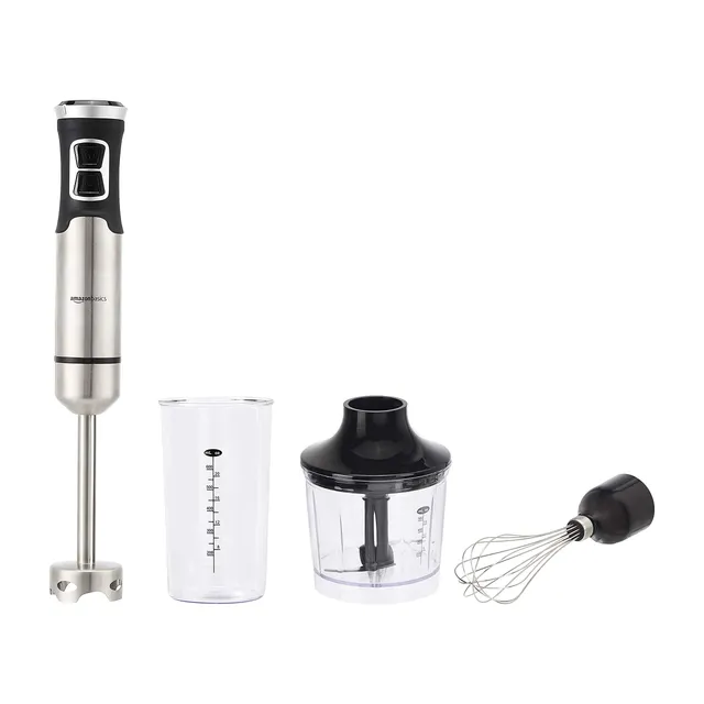 Amazon Basics Frullatore a Immersione 500W con Accessori