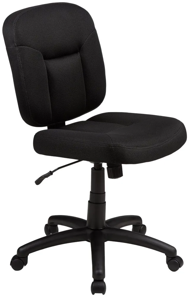AmazonBasics Sedia Ufficio Ergonomica Nera Altezza Regolabile