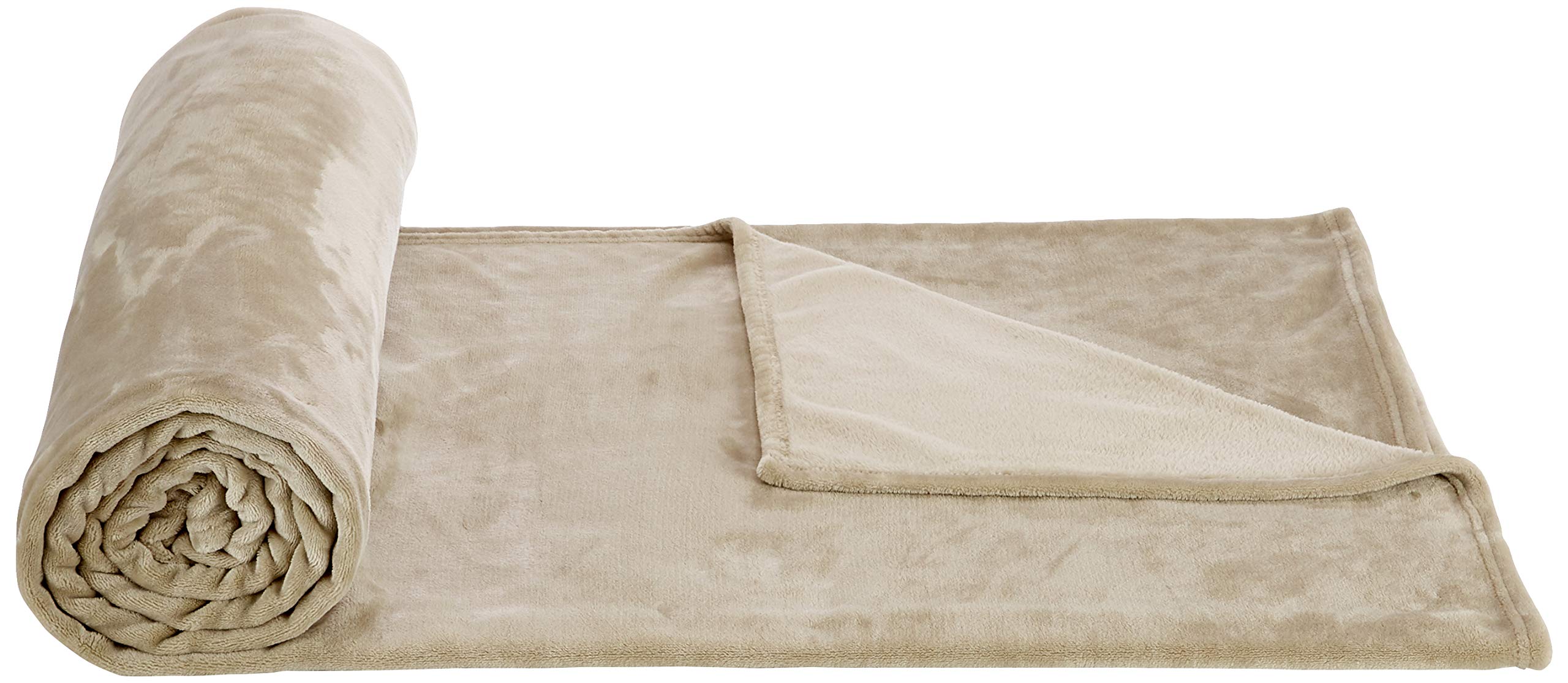AmazonBasics coperta pile sabbia 229x274 cm