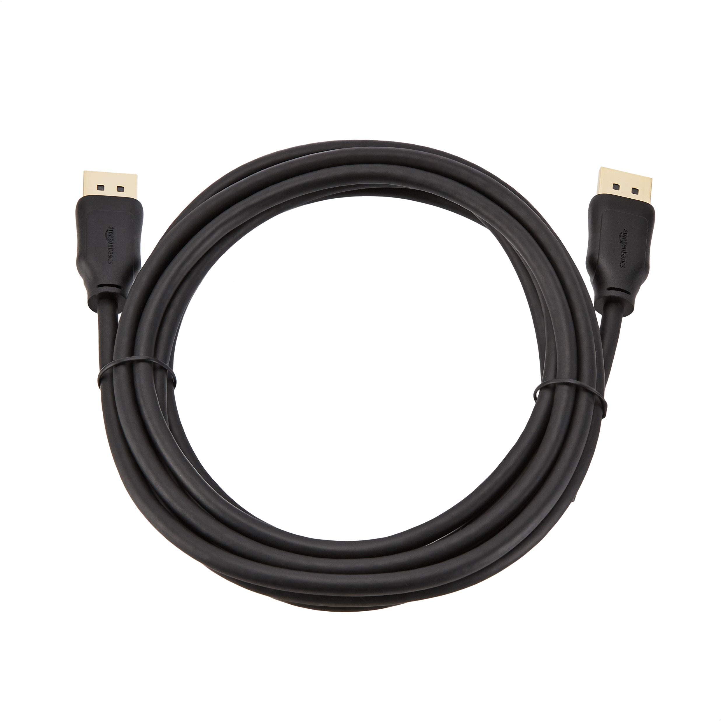 Amazon Basics Cavo DisplayPort 3 m Nero 4K 60Hz Versione 1.2